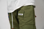 BAD MOUTH Patchwork Cargo Utility Pants