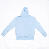 Ice Blue Sloag Monochrome Hoodie (100% ORGANIC 🌱)