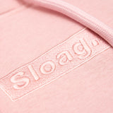 Baby Pink Sloag Monochrome Hoodie (100% ORGANIC 🌱)